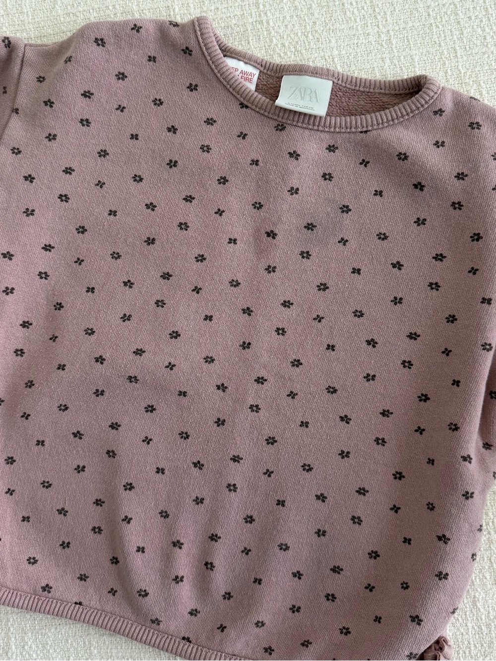 Zara Toddler Girl Pink Floral Top & Bottom Set - Picture 11 of 13